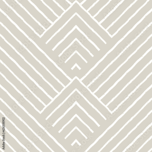 Geometric Minimalist Line Pattern. Nude Aesthetic Contemporary Seamless Vector Background.