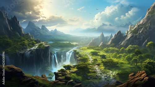 Fantasy Landscape Game Art