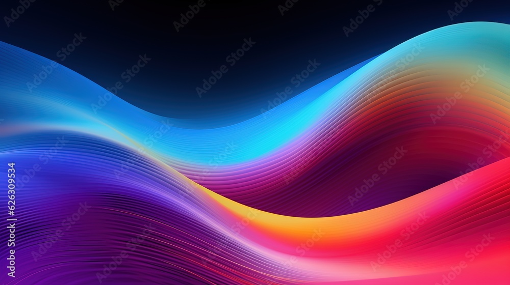 Color flow blue, red and pink liquid wave abstract background 3d full shape illustration for presentation brochure, booklet, poster design project Generative AI Color flow blue, red and pink liquid wave abstract background 3d full shape illustration for presentation brochure, booklet, poster design project Generative AI