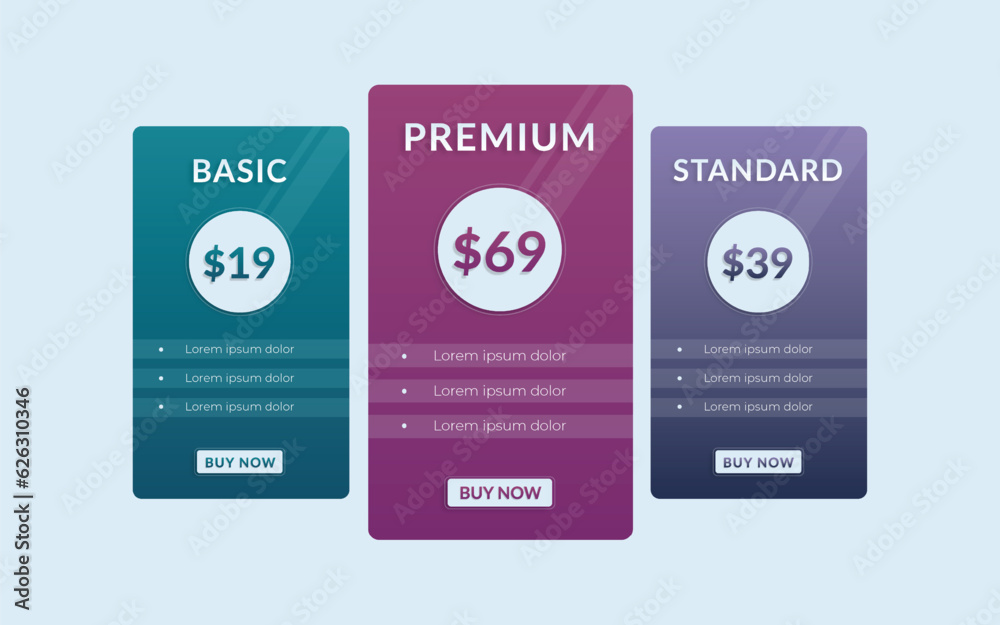 Modern Price Table Design Price List Subscription Plans Of Ui Web modern-price-table-design-price-list-subscription-plans-of-ui-web