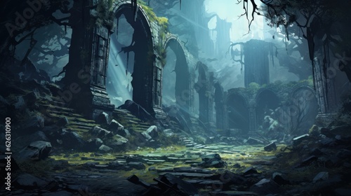 Fantasy Ruins Artwork