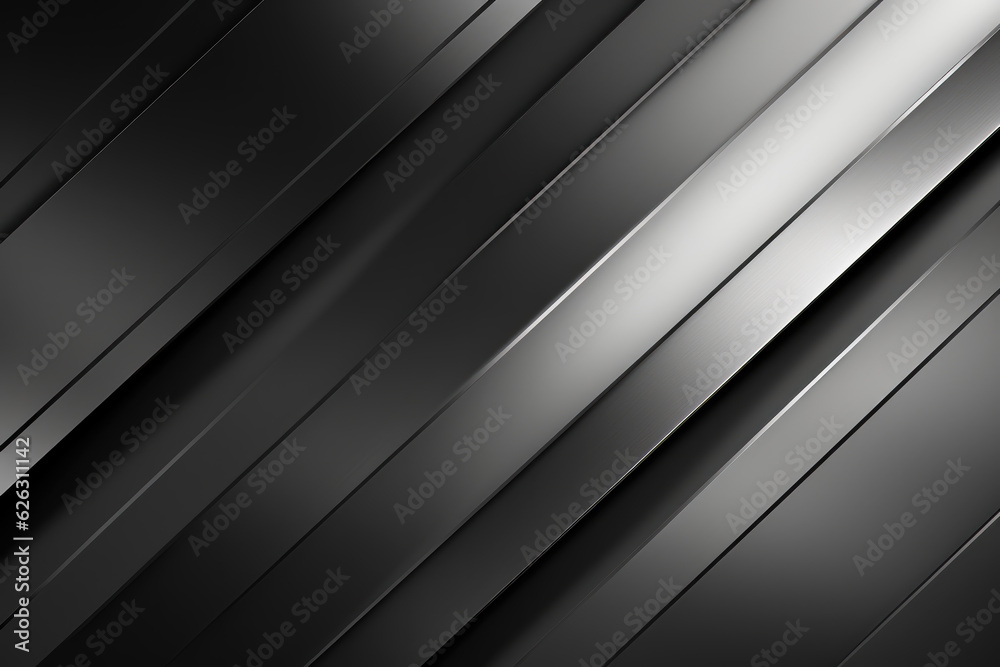 Geometric Monochrome Black Digital Abstract Background