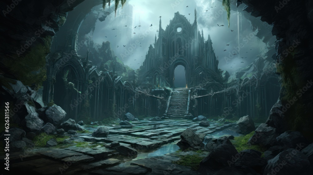 Fantasy Ruins Artwork