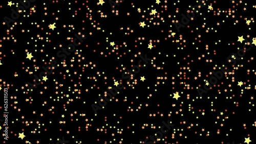 Abstract background with lots of glowing stars.
