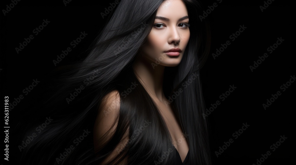 Beautiful model woman with long hairstyle. Care and beauty hair products Beautiful model woman with long hairstyle. Care and beauty hair products