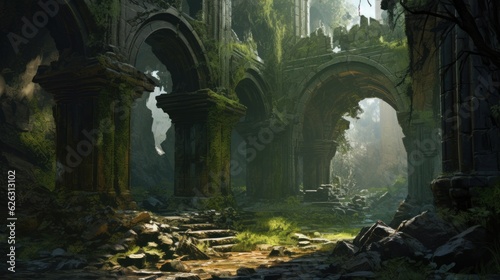 Fantasy Ruins Artwork 