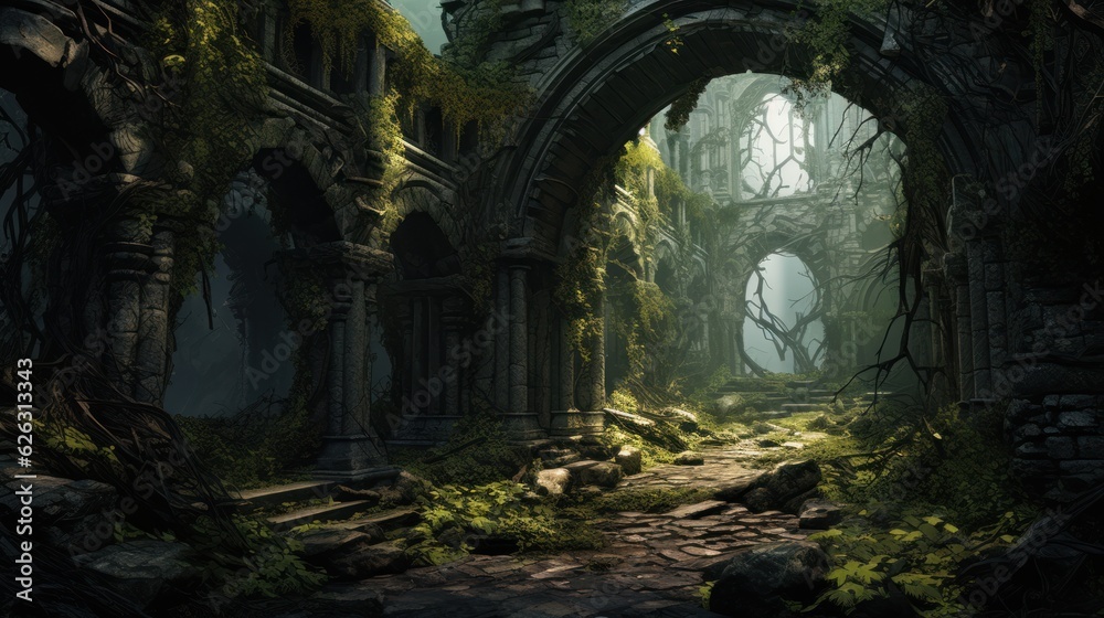 Fantasy Ruins Game Artwork