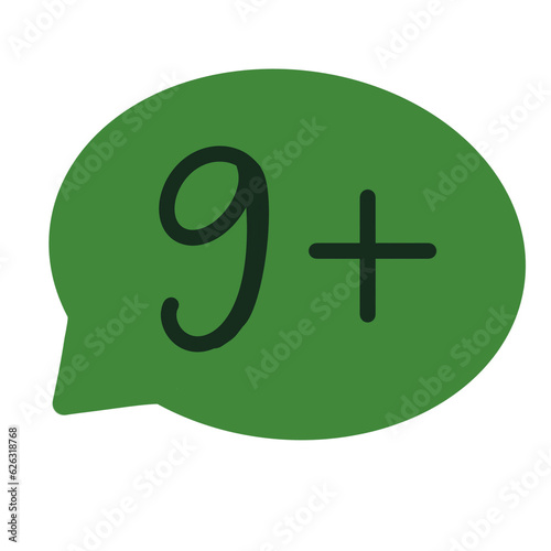 9+