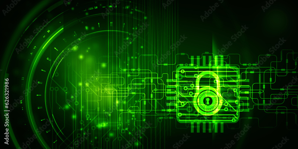 2d rendering lock protected microchips
