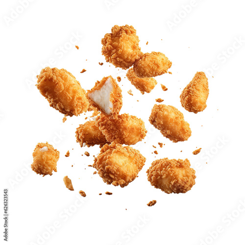 Fotomurale Fried popcorn chicken