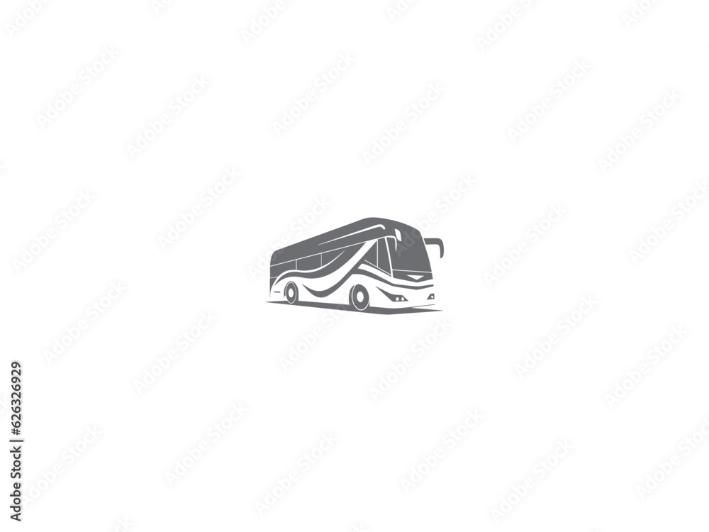 Bus Logo Designs, Unique bus logo, vector and illustration,