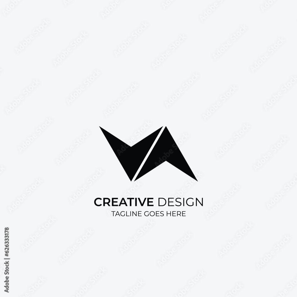 Modern lettermark logo. Editable and easy to custom. Minimal logo design. Modern lettermark logo. Editable and easy to custom. Minimal logo design.