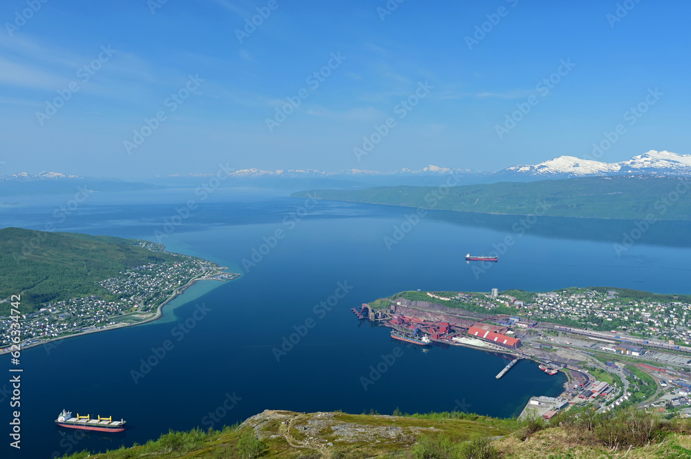 Port of Narvic in Norway