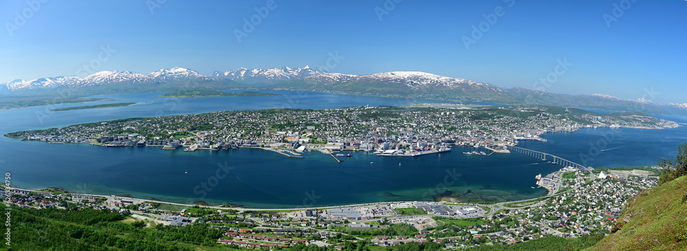 City of Tromsoe in Norway
