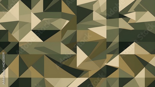 Abstract and Geometrical Texture in Khaki Colors. Futuristic Background