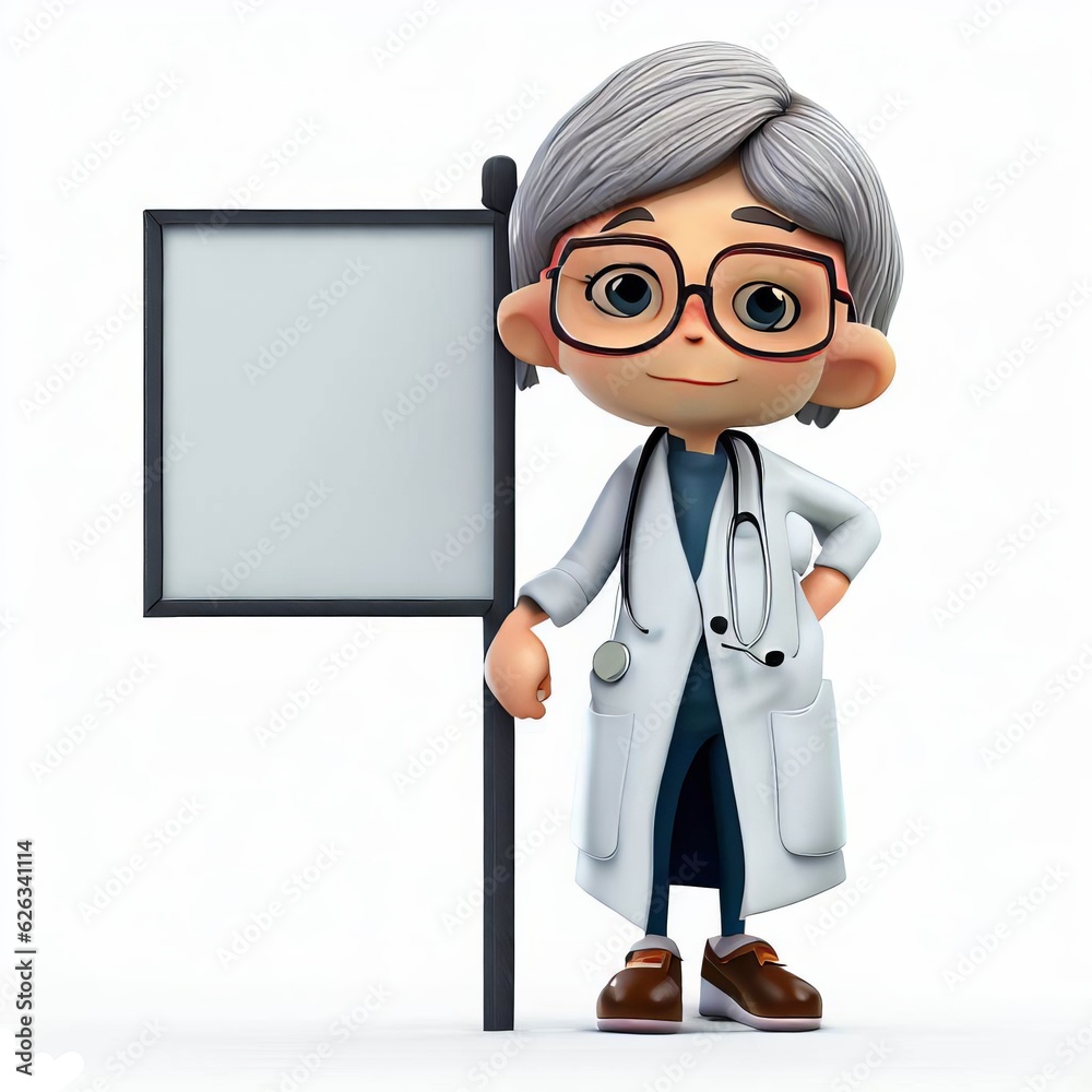 Medical Doctor figurine isolated on white background Medical Doctor figurine isolated on white background