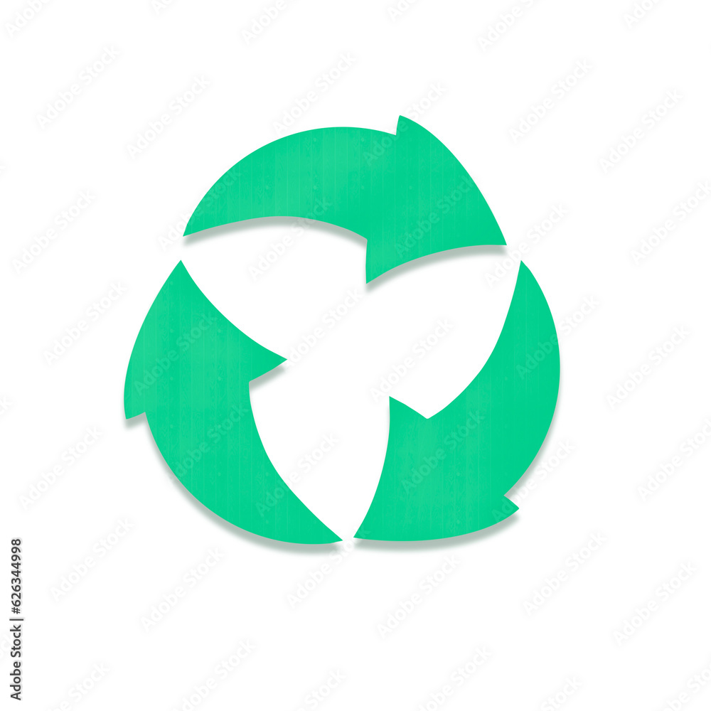 Obraz premium Recycle green