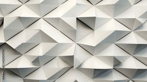 Abstract and Geometrical Texture in White Colors. Futuristic Background