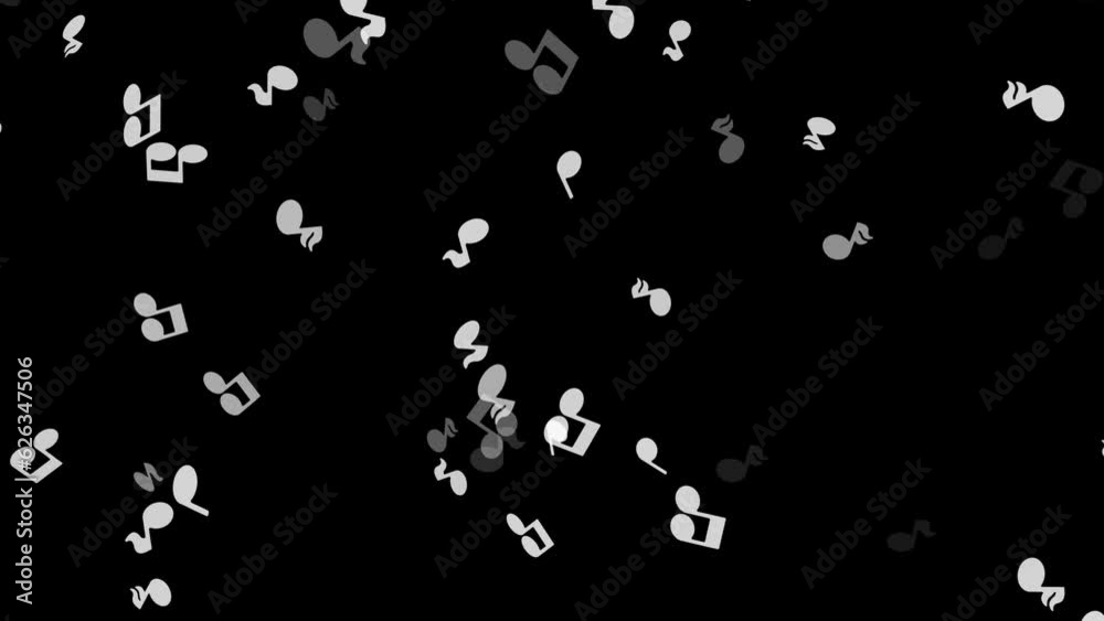 cute musical note background loop cute musical note background loop
