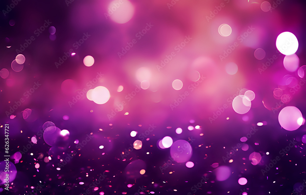 Bokeh background in dark pink and dark gold style. Generated Ai Bokeh background in dark pink and dark gold style. Generated Ai