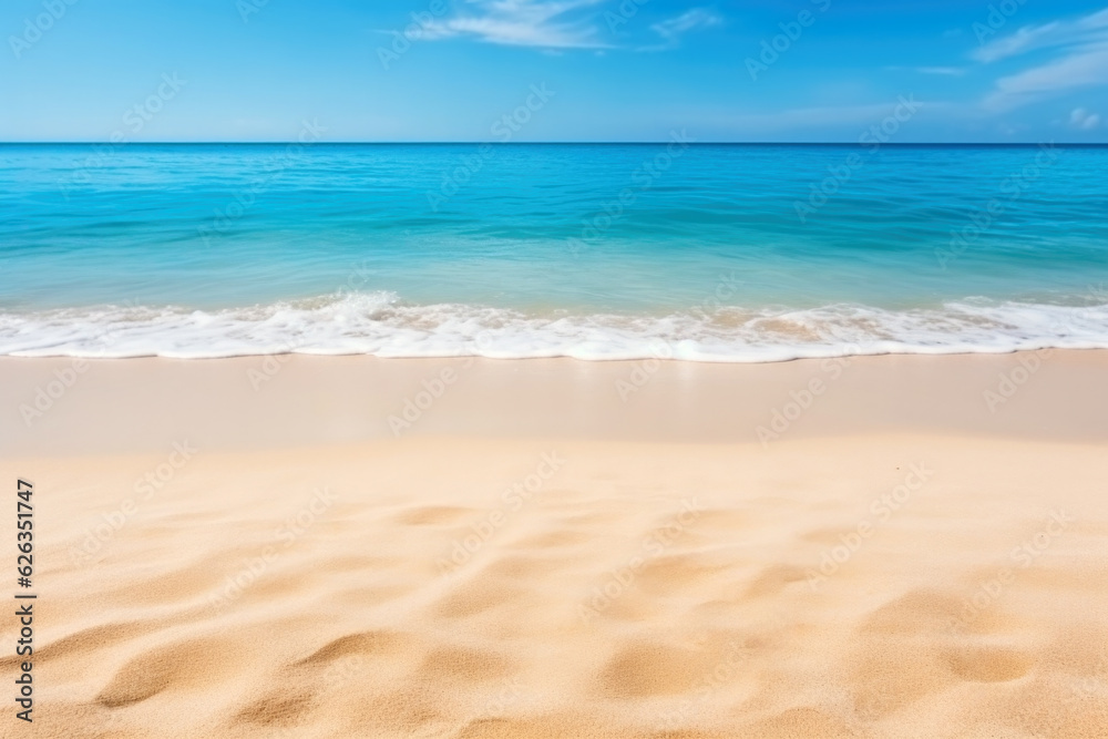 Beautiful tropical beach and sea landscape - Holiday Vacation concept.