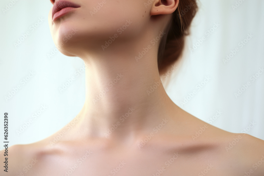 neck and chest of a woman for Tattoo Mock-up neck and chest of a woman for Tattoo Mock-up
