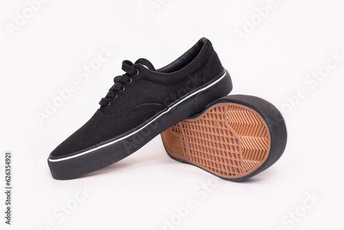 Men's classic moccasins with a strong sports sole. Comfortable sports shoes made of fabric for every day