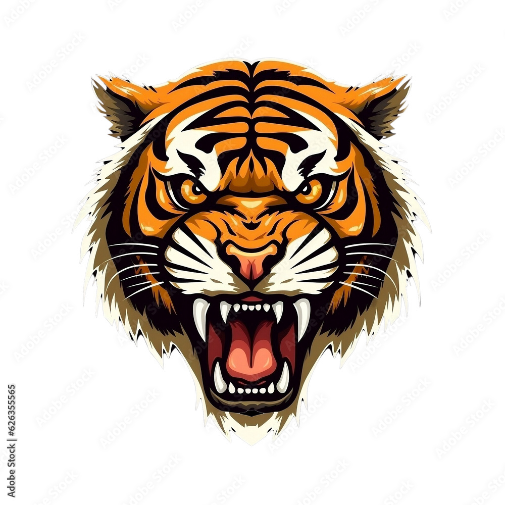 No Background Tiger Logo