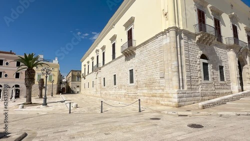 Trani Puglia Italy. View of the historical centre and the Cathedral 