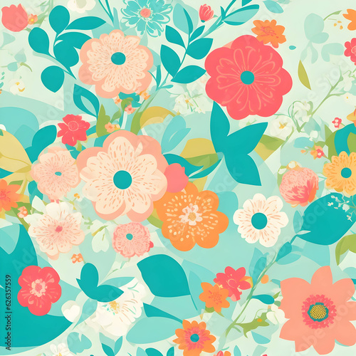 Seamless floral pattern © Mahmud