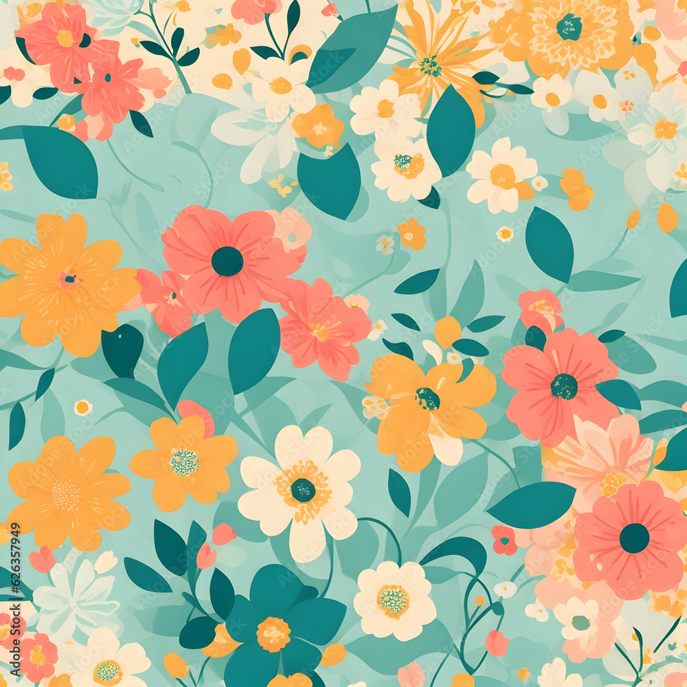 Seamless floral pattern
Seamless floral pattern