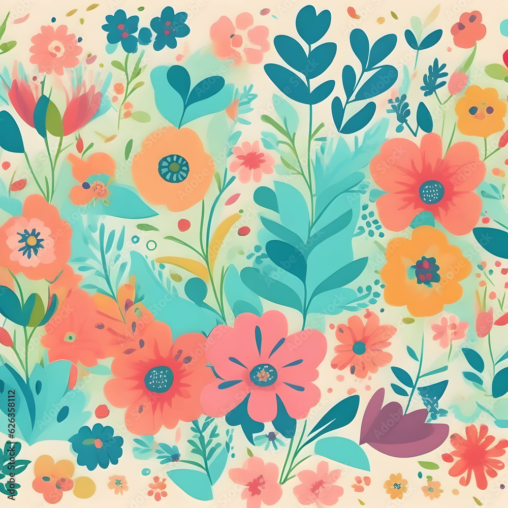 Seamless floral pattern
Seamless floral pattern