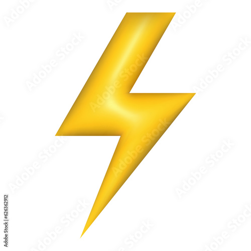 Free Download 3d lighting bolt isolated. vector illustration - GFXLoad