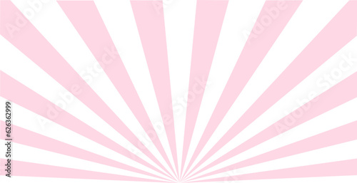 pink background with rays