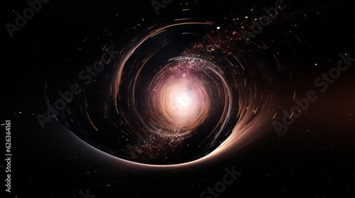 Black hole in space