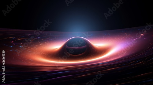Black hole in space