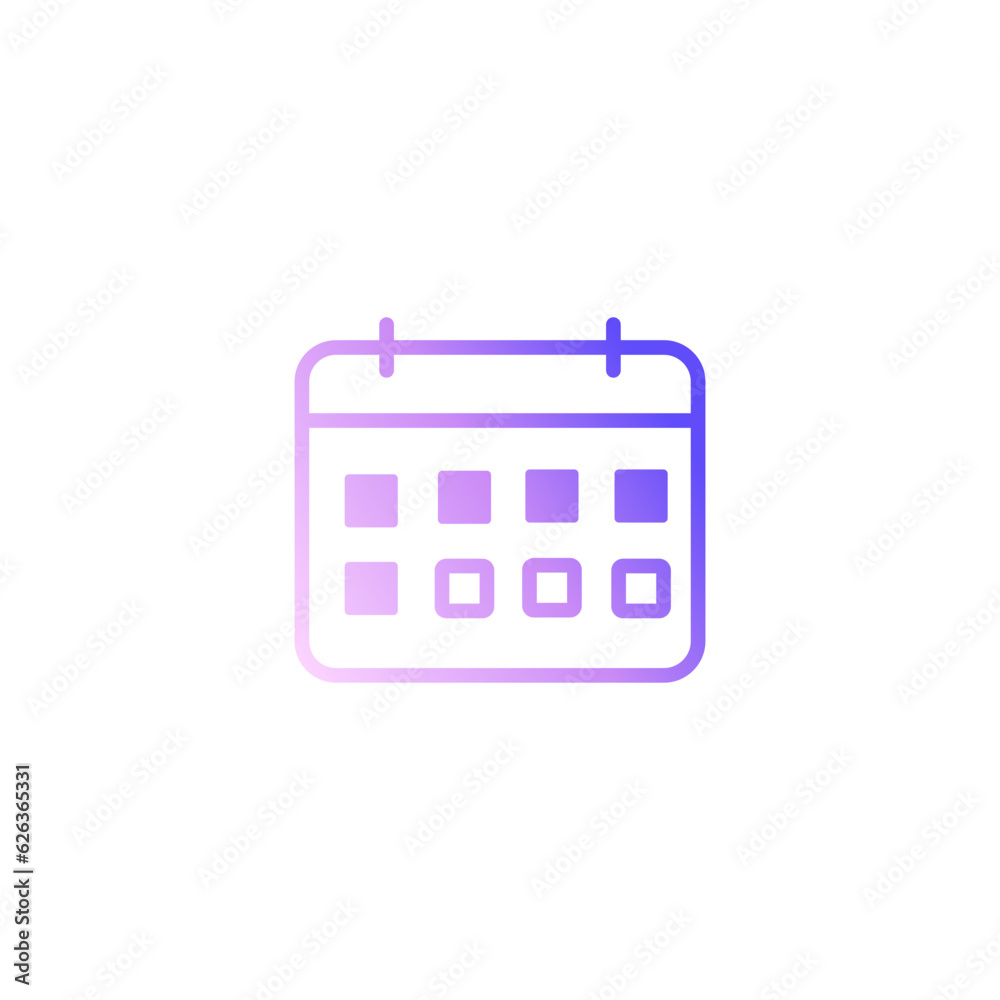 Calendar icon. Element of application icon. Premium quality graphic design. Signs, symbols collection icon for websites, web design, mobile app on white background Calendar icon. Element of application icon. Premium quality graphic design. Signs, symbols collection icon for websites, web design, mobile app on white background