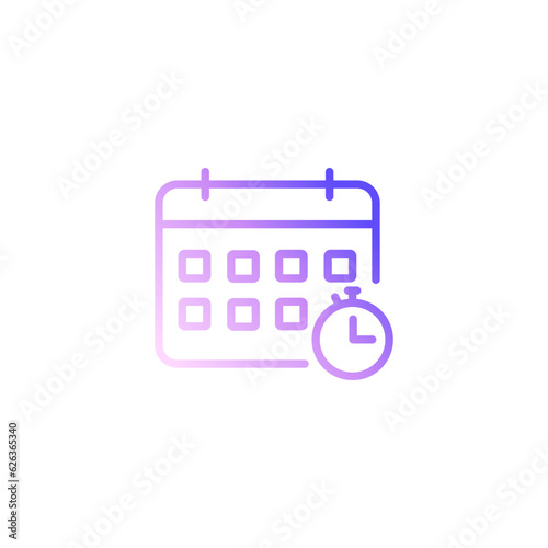 Calendar icon. Element of application icon. Premium quality graphic design. Signs, symbols collection icon for websites, web design, mobile app on white background