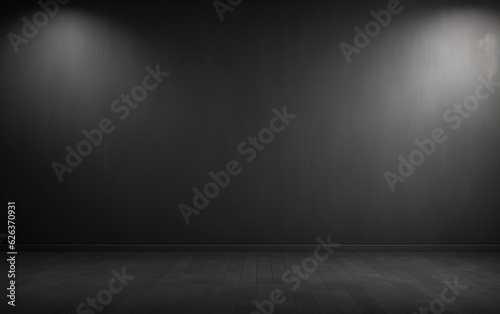 Abstract luxury blur dark grey and black gradient, used as background studio wall for display your