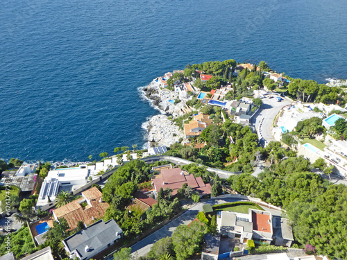 Paragliding above La Herradura, Spain