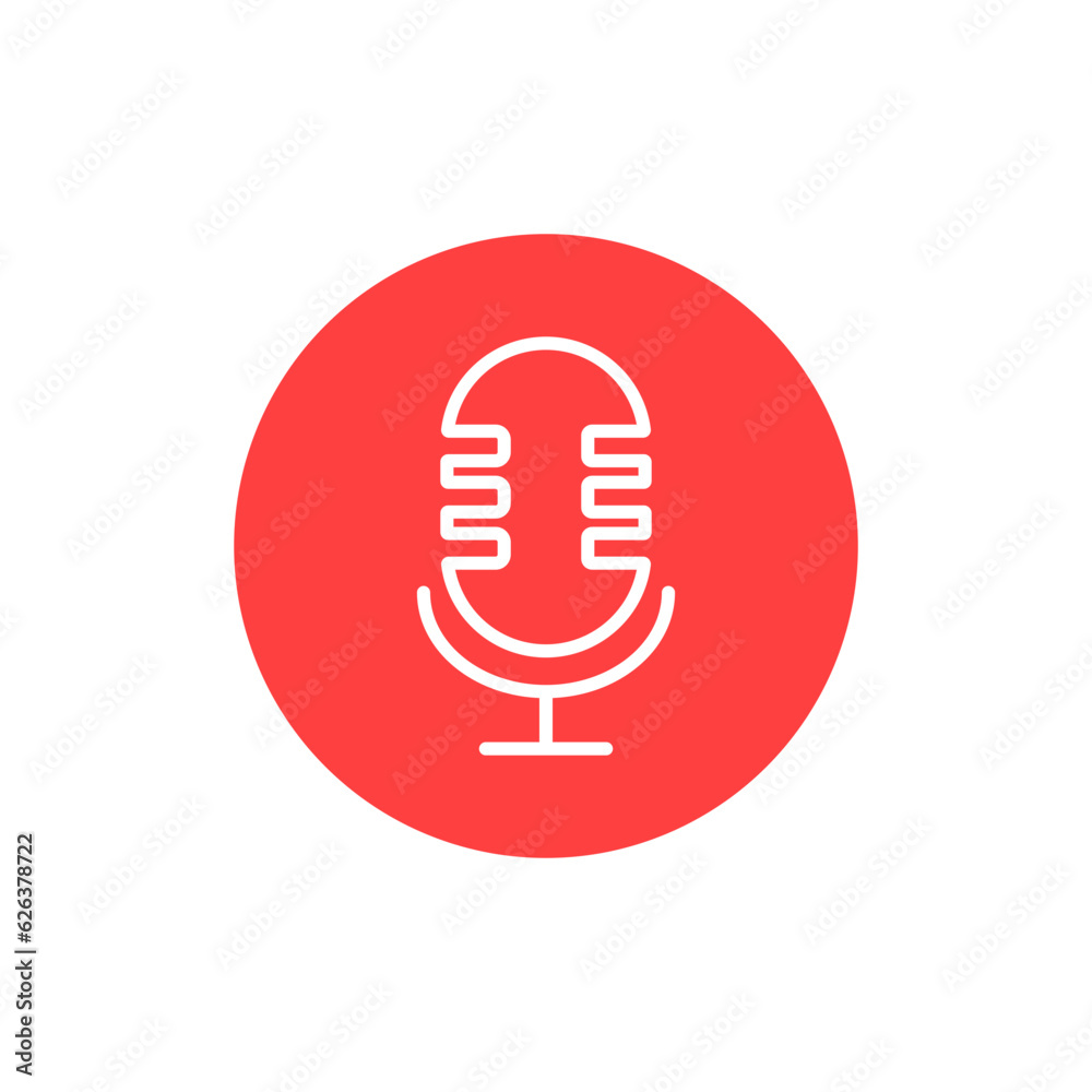 Microphone icon. Element of application icon. Premium quality graphic design. Signs, symbols collection icon for websites, web design, mobile app on white background Microphone icon. Element of application icon. Premium quality graphic design. Signs, symbols collection icon for websites, web design, mobile app on white background