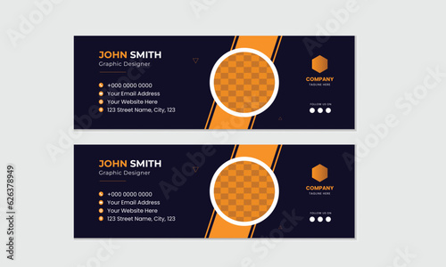 modern and minimal Creative Email Signature Design