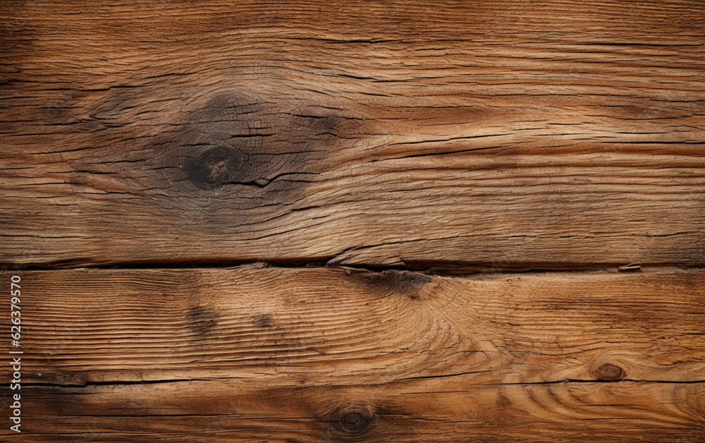 Fototapeta premium Close up of a rustic wooden plank