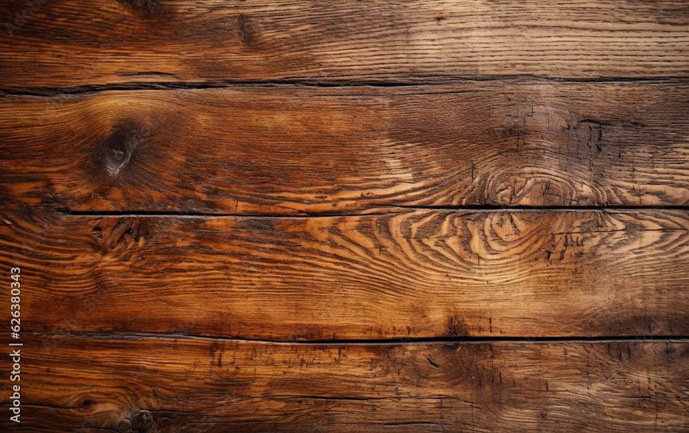 Fototapeta premium Close up of a rustic wooden plank