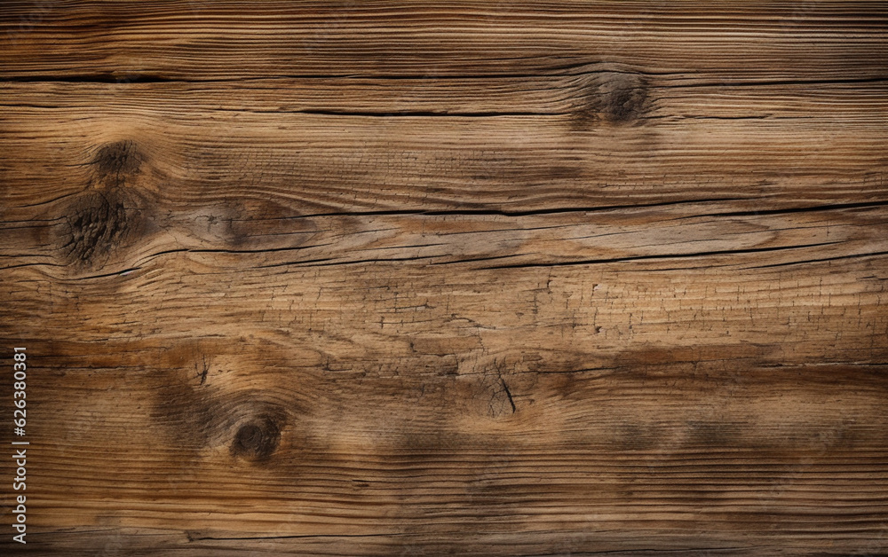 Fototapeta premium Close up of a rustic wooden plank
