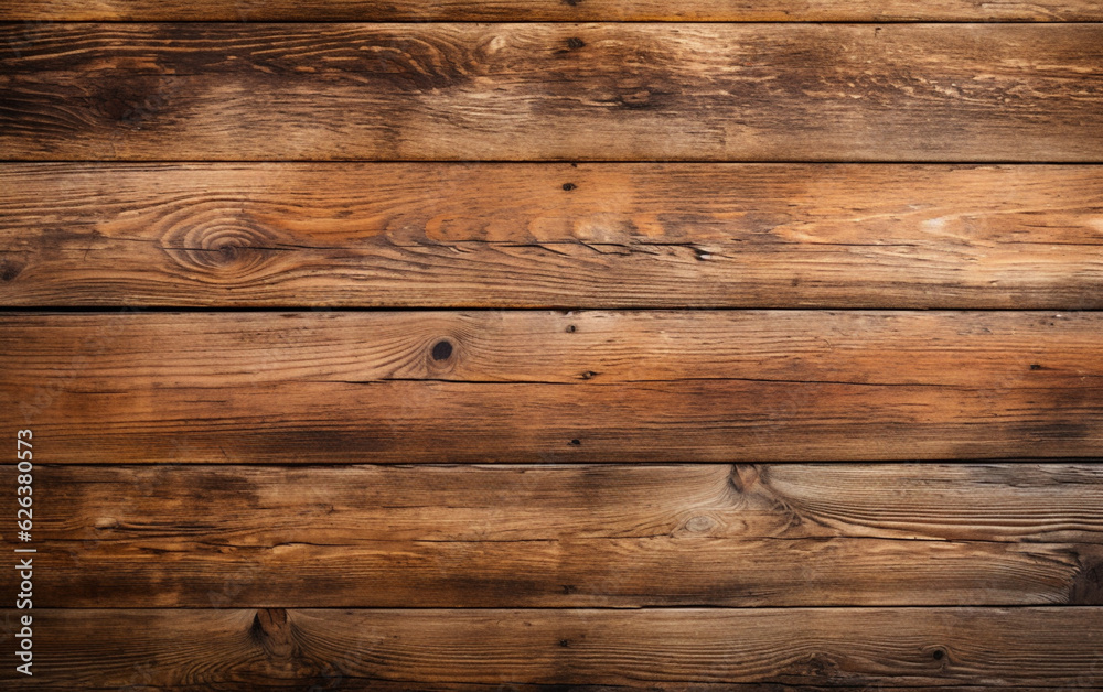 Obraz premium Close up of a rustic wooden plank