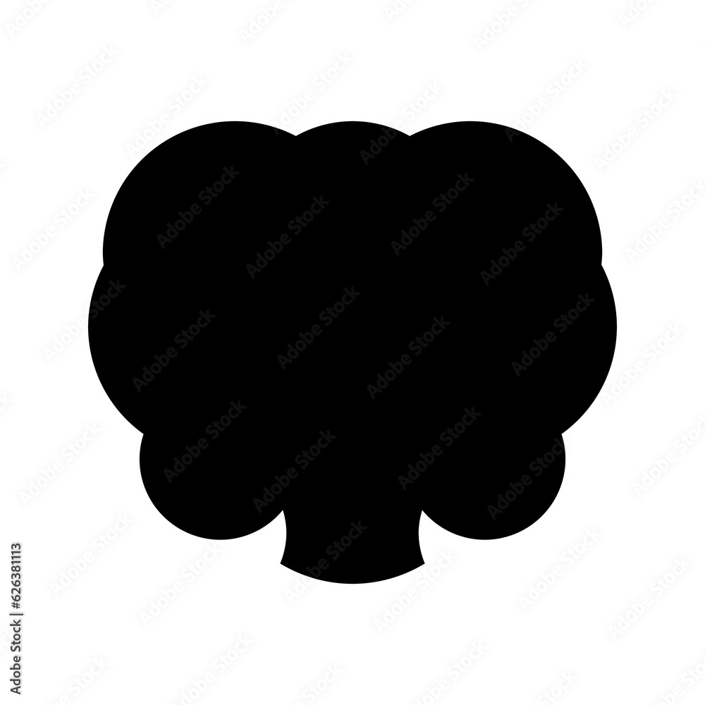 A simple logo featuring black broccoli or a tree on a white background. The entire logo is made of circles only.