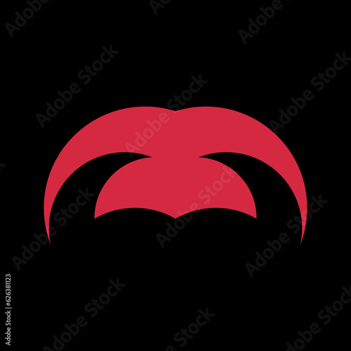 A simple logo depicting a simple red bird. The entire logo is made of circles only.