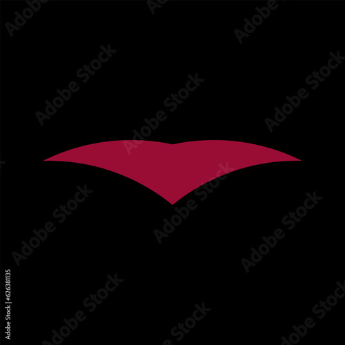 A simple logo depicting a simple red island. The entire logo is made of circles only.