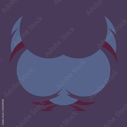 A simple logo with purple wings. The entire logo is made of circles only.